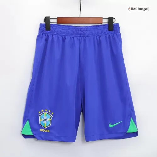 2022 Brazil National Soccer Home Replica Shorts for Men