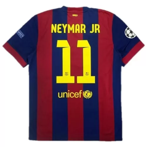 Neymar Jr #11 Barcelona Home Classic Jersey 2014/15 - Shop Now for Authentic Football Apparel