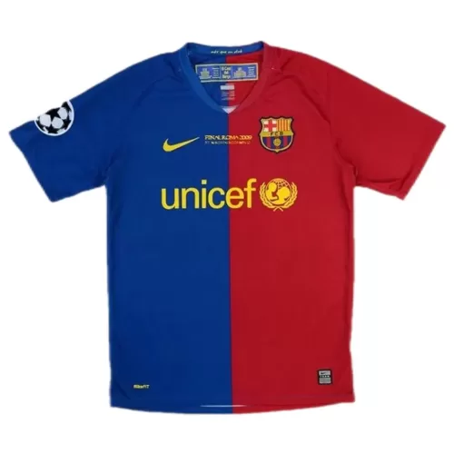 Barcelona Henry #14 UCL Final Home Retro Jersey 2008/2009