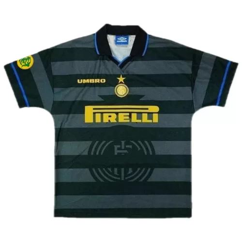 Cristiano Ronaldo Retro Inter Milan UEFA Cup Away Jersey 1997-98 #10