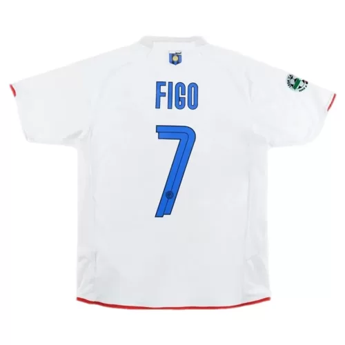 Inter Milan 100th Anniversary Figo #7 Retro Away Jersey 2007/08 - Limited Edition