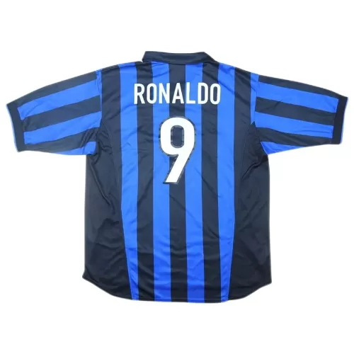 Inter Milan 1998/99 Ronaldo #9 Home Retro Jersey - Ultimate Fan Edition