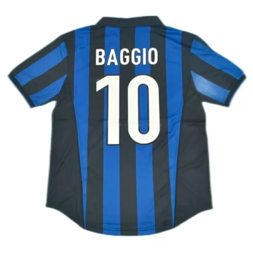 Inter Milan BAGGIO #10 Retro Home Jersey 1998-1999 - Best Deals & Discounts