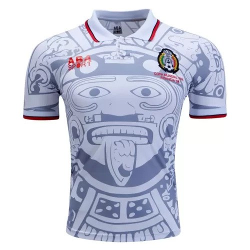 Mexico 1998 Vintage Away Soccer Jersey