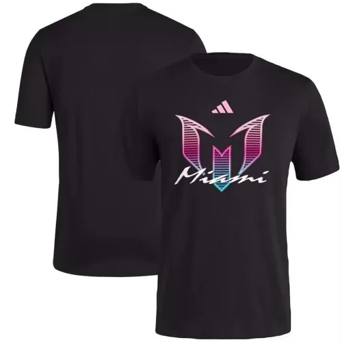 Inter Miami CF Black Messi T-shirt 2023