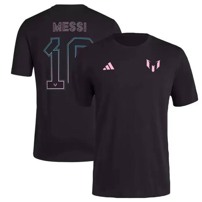 Inter Miami CF Messi Black Polo Shirt 2023