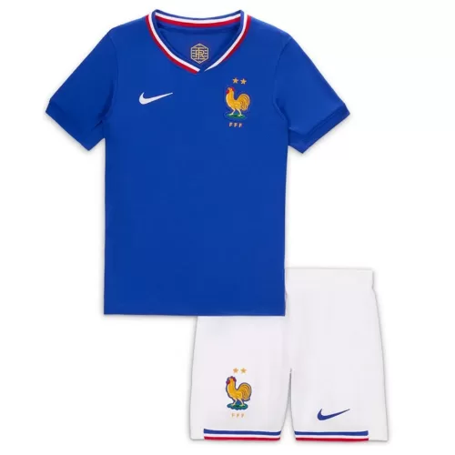 Kids France Home Jersey and Shorts Set for Euro 2024