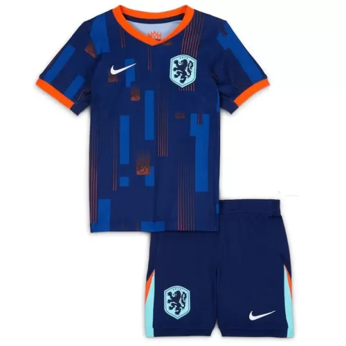 2024 Kids Netherlands Away Jersey Kit | Euro 2024 Kids Jersey