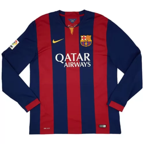 Neymar JR #11 FC Barcelona 2014-15 Long Sleeve Retro Jersey