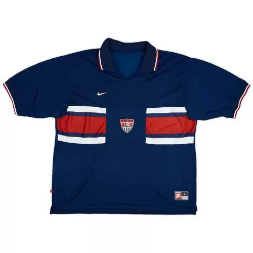 Vintage 1995 USA Away Soccer Jersey - Authentic Design