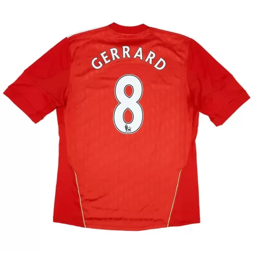 Liverpool #8 Gerrard Retro Home Jersey 2010/2012