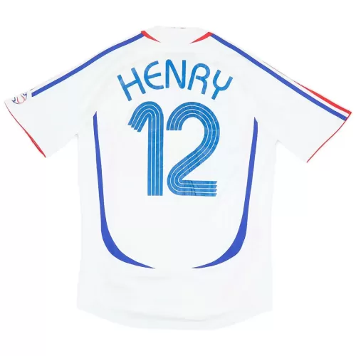 France Away Retro Jersey World Cup 2006 #12 Henry