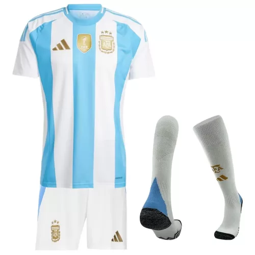 Argentina Copa America 2024 Kids Away Full Kit