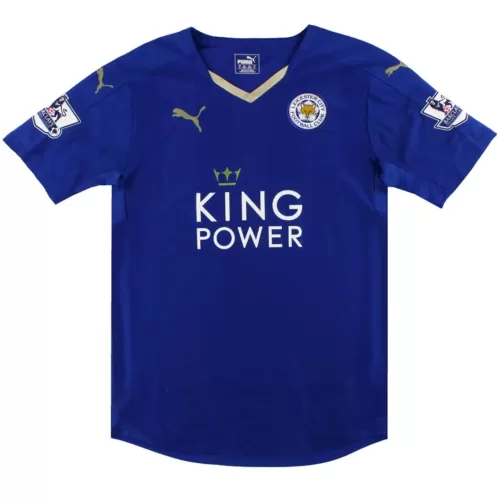 Leicester City Retro 2015/16 Home Kit - Best Deals and Discounts