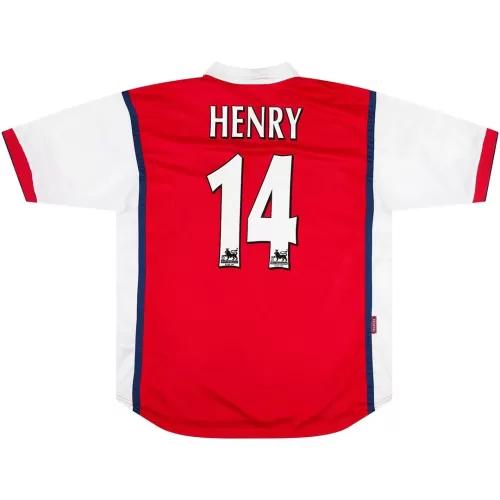 Arsenal Thierry Henry 1998-1999 Retro Home Jersey