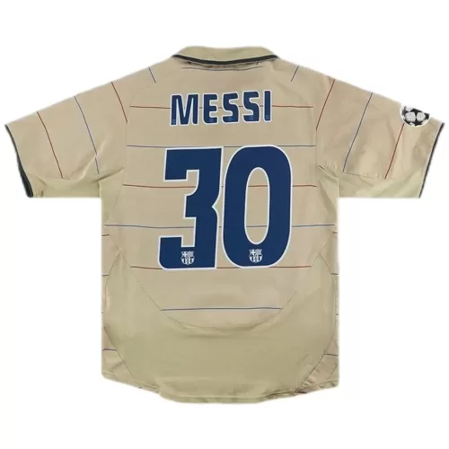 Barcelona Away Jersey 2003/05 with Messi #30 - Buy Now!