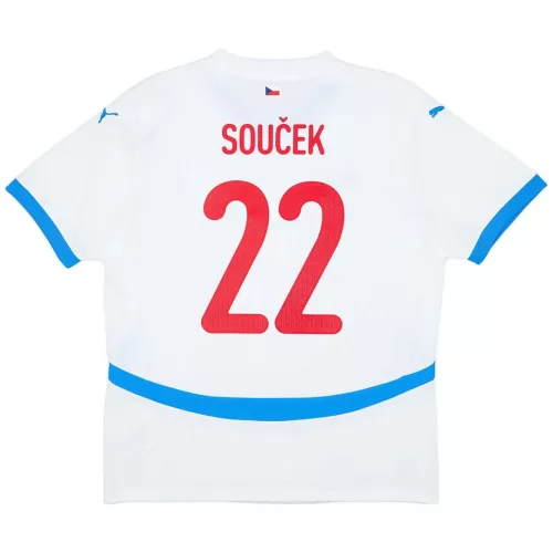 Czech Republic Away Jersey Euro 2024 with SOUCEK #22