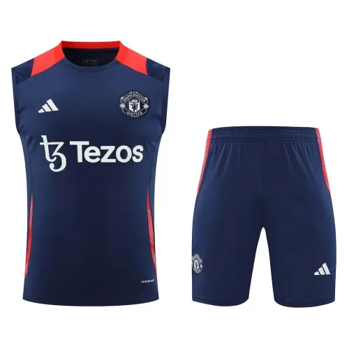 Manchester United 2024/25 Navy Sleeveless Training Kit