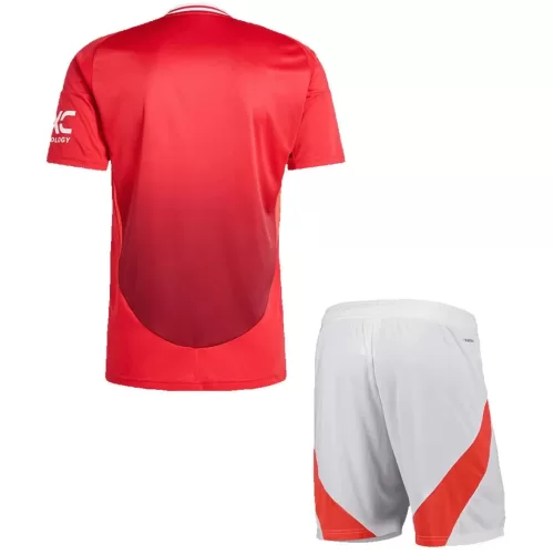 Manchester United 2024/25 Home Kit: Jersey and Shorts