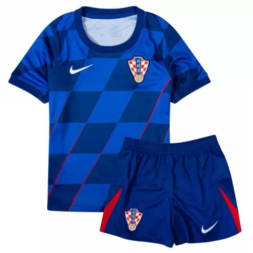 2024 Croatia Kids Away Kit for Euro Championship