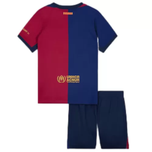 2024/25 Barcelona Home Jersey and Shorts Kids Kit