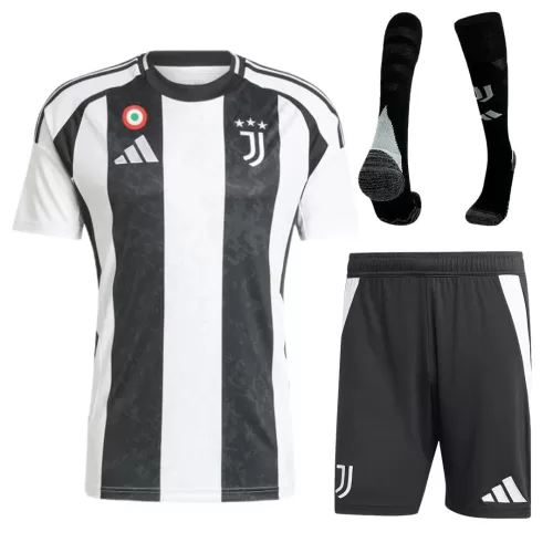 Juventus 2024/25 Home Full Kit (Jersey + Shorts + Socks) for Sale