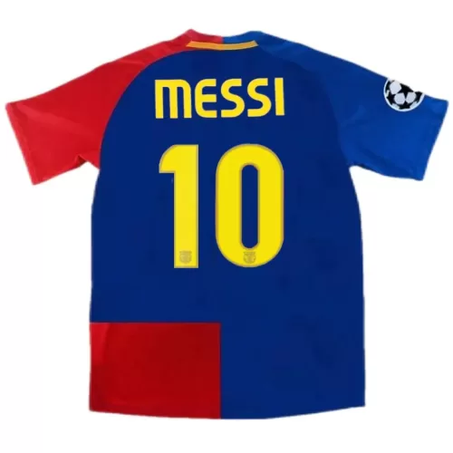 Barcelona Messi #10 Retro 2008/09 UCL Final Home Jersey