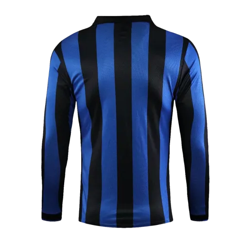 Inter Milan 1998/99 Retro Long Sleeve Home Soccer Jersey - Buy Now for a Classic Look