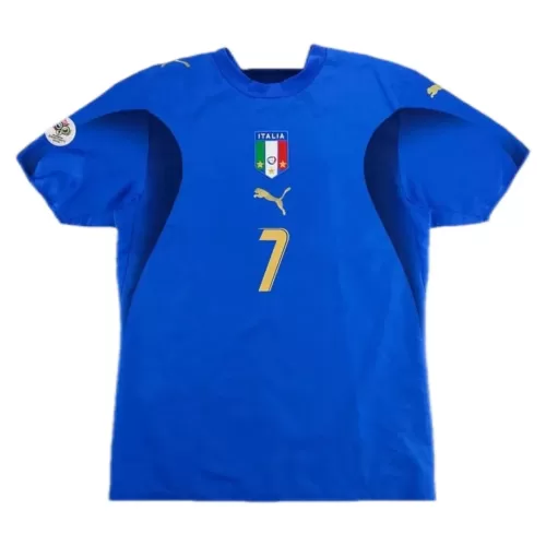 2006 Italy Retro Home Soccer Jersey #7 Del Piero