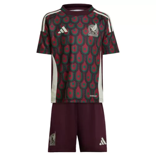 2024 Mexico Kids Home Match Jersey and Shorts Set - Ultimate Fan Gear