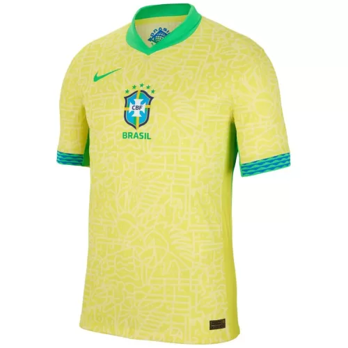 2024 Brazil Authentic Player Version Home Jersey