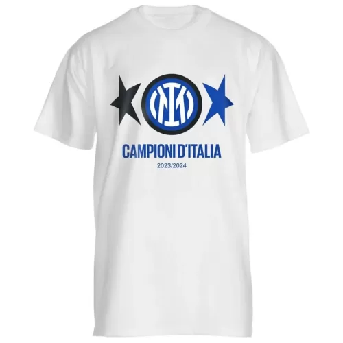 Inter Milan IM 2STARS Campioni D'Italia Celebration T-Shirt 2023/24 - Buy Now for a Limited Time