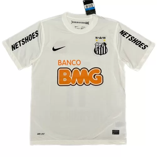 Neymar Jr. #11 Santos FC Home Retro Jersey 2011-12 - Shop Now for Authentic Vintage Soccer Gear