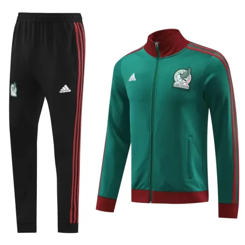 Mexico National Team Track Training Kit Green 2024/25 - Jacket and Pants