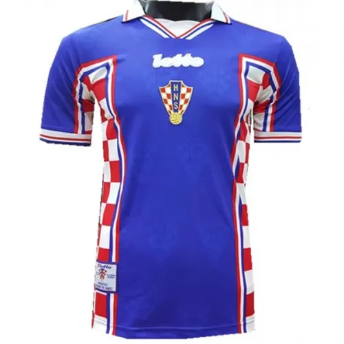 1998 World Cup Croatia Retro Away Jersey: Vintage Soccer Shirt