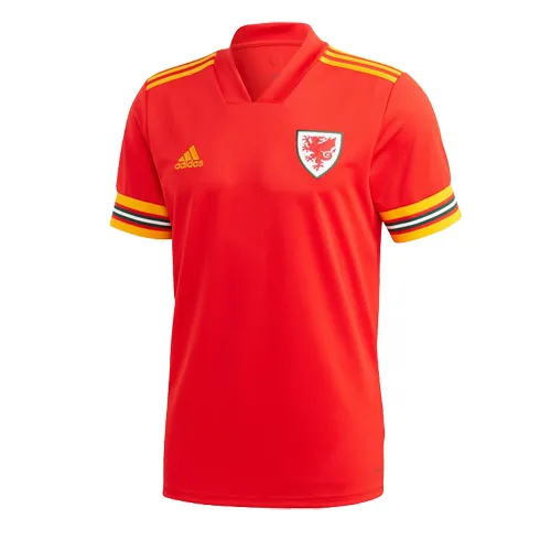 2020 Replica Adidas Wales Home Soccer Jersey