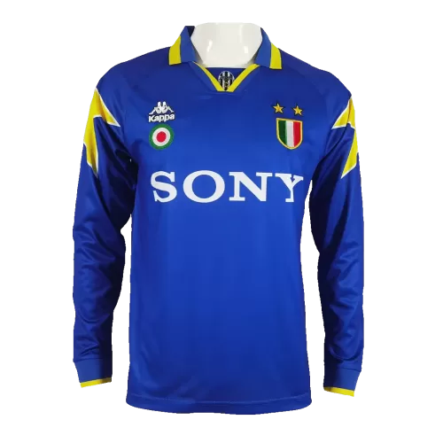 Juventus 1995/96 Away Long Sleeve Retro Jersey - Authentic Vintage Football Shirt