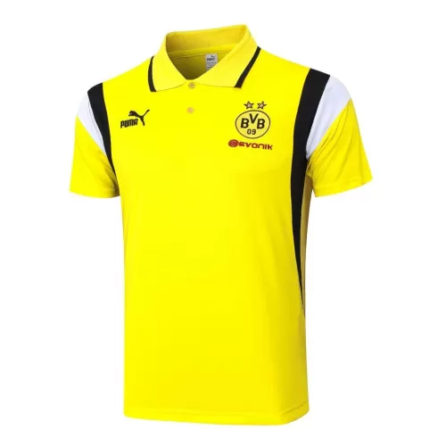 Borussia Dortmund Yellow Polo Shirt 2023/24