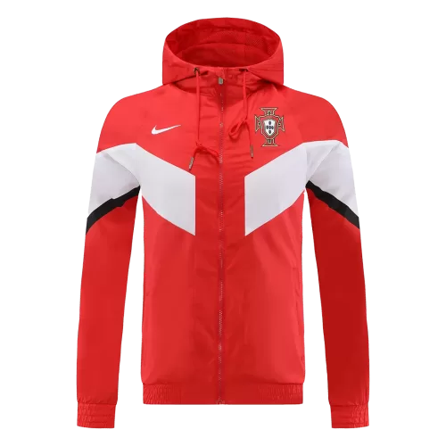 2022 Portugal Red National Windbreaker Hoodie Replica