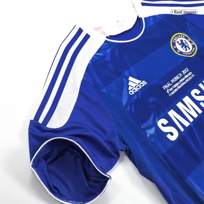 Chelsea 2011/12 UCL Final Retro Home Kit with Torres #9 - Shop Now