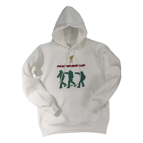 Liverpool White Sweater Hoodie