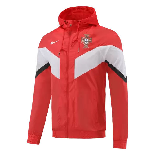 2022 Portugal Red National Windbreaker Hoodie Replica