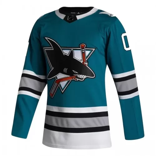 Adidas Authentic NHL Jersey - San Jose Sharks Brent Burns #88 Teal 30th Anniversary