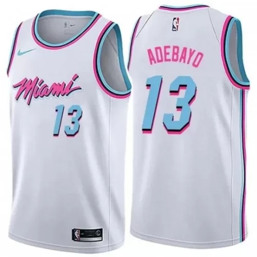 Miami Heat Bam Adebayo #13 White 2019-2020 City Edition Swingman Jersey - Best Deals & Fast Shipping