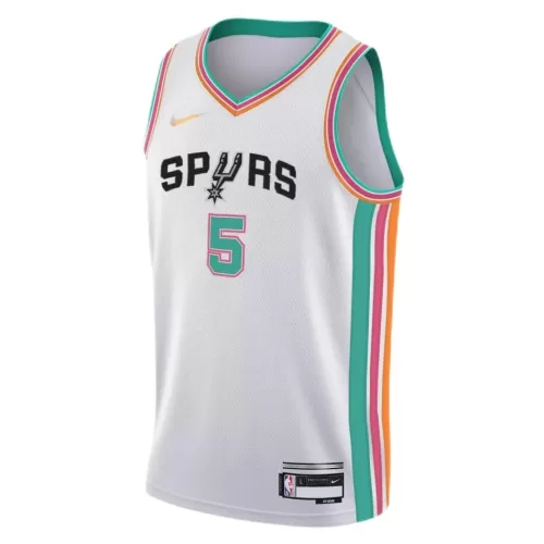 San Antonio Spurs Dejounte Murray #5 Nike 2021/22 Swingman Jersey