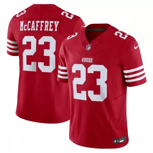 Christian McCaffrey San Francisco 49ers Scarlet Nike Limited Fusion Jersey