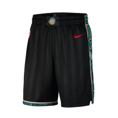 Nike Men's Memphis Grizzlies 2020-21 City Edition Swingman Black Shorts