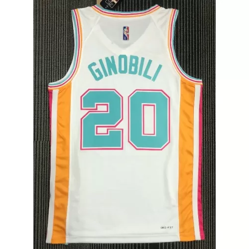 Nike 2021/22 San Antonio Spurs Manu Ginobili #20 Swingman Jersey - City Edition | Latest Collection