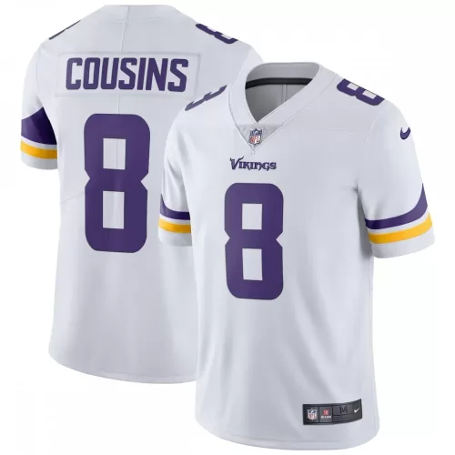 Minnesota Vikings Kirk Cousins Nike White Vapor Untouchable Limited Jersey