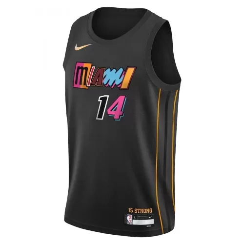 Miami Heat Tyler Herro #14 Nike Black 2021/22 Swingman Jersey - City Edition | Official NBA Gear